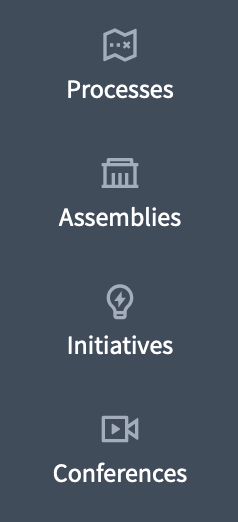Spaces in administrator sidebar